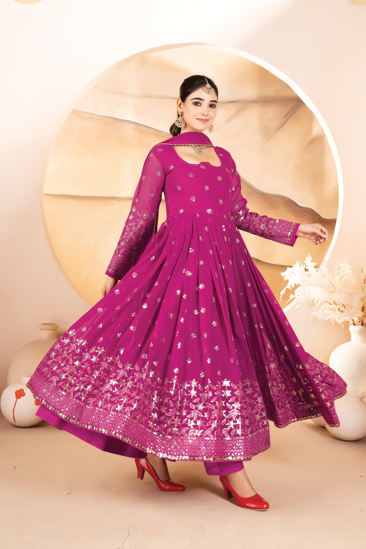 Josie's Trendy Anarkali Suit Set