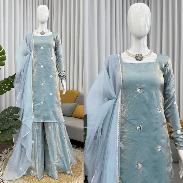 Stylish Ethnic Wear Palazzo Suit for Wedding & Parties
