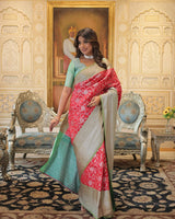 Red Color Kanjivaram Soft Silk Saree