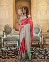 Red Color Kanjivaram Soft Silk Saree