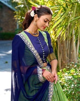 premium Pista Color Zari Chex Lehenga Choli