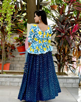 Yellow color Designer Readymade Lehenga Choli