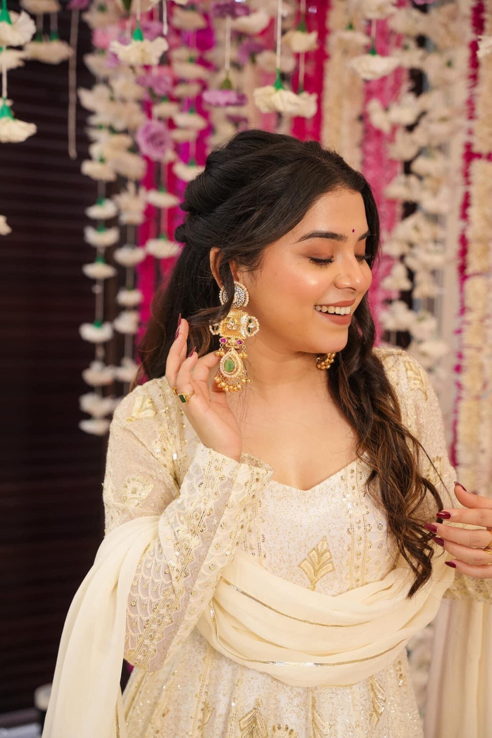 Madhvi Heavy Embroidered Maxi Set