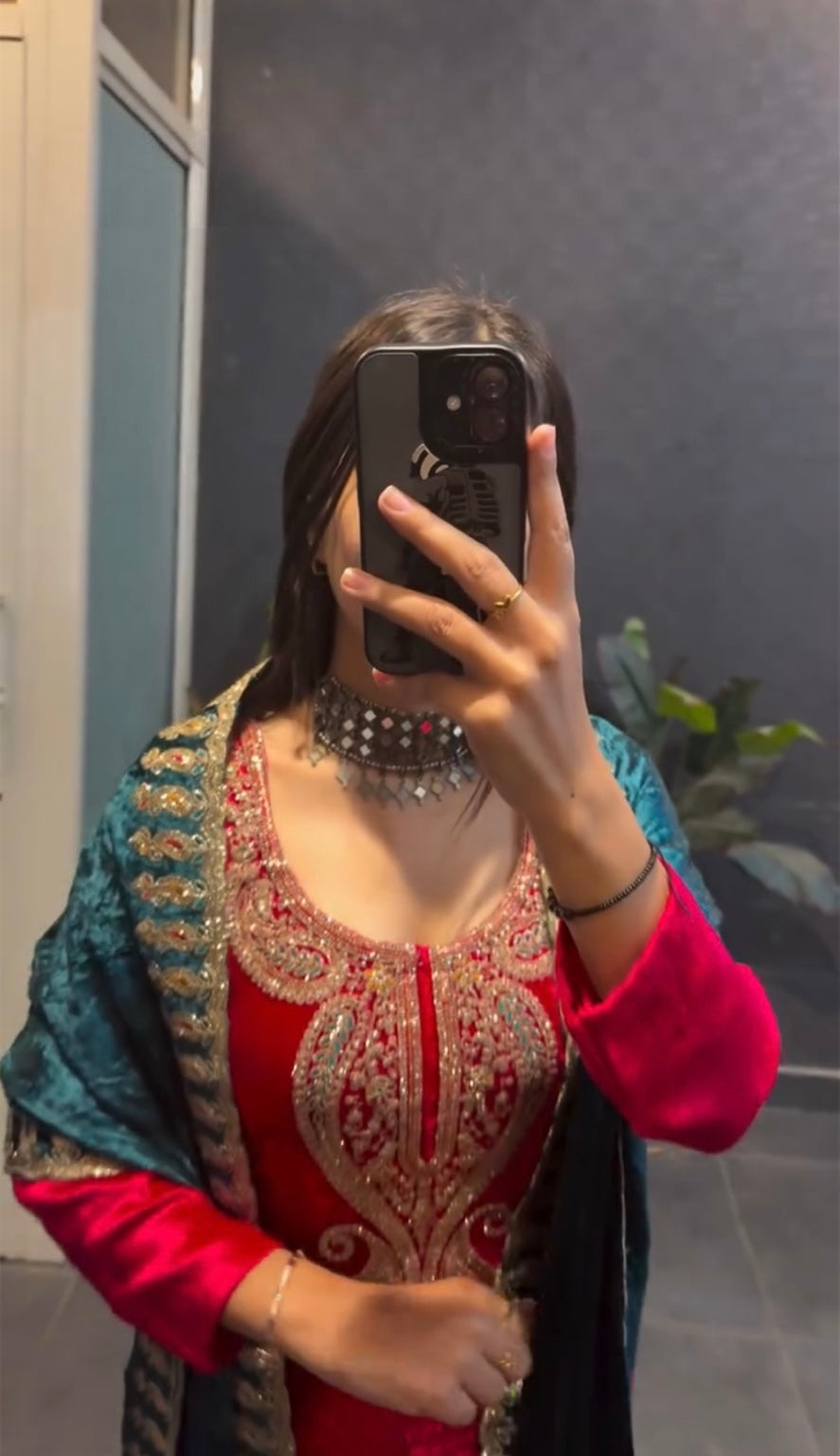 PREMIUM DESIGNER VELVET SUIT SET-RAJWADI