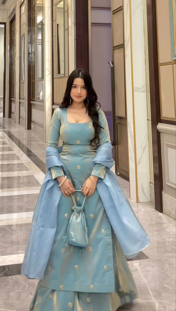 Stylish Ethnic Wear Palazzo Suit for Wedding & Parties