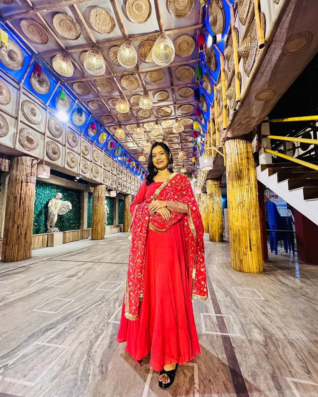 Jelina in Rani Pink Color Soft Georgette With Heavy Embroidery Work Dupatta Anarkali Suit