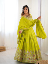 Designer Crepe Silk Chaniya Choli for Navratri